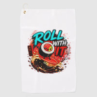 Roll With It – Lustiges Surfing Sushi Design
