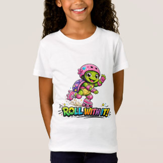 Roll With It Roller Turtle Kinder T-Shirt