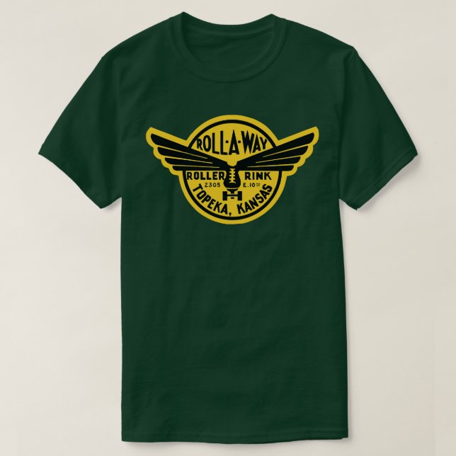 RollAWay Roller-Skaten der 50er Jahre T-Shirt (Design vorne)