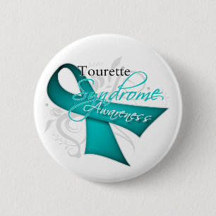 Rolle-Band - Tourette-Syndrom-Bewusstsein Button
