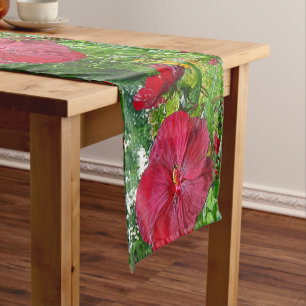 ROLLE DER GROSSEN ROTEN HIBISKUS Tischläufer