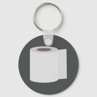 Rolle des Toilettenpapiers Schlüsselanhänger