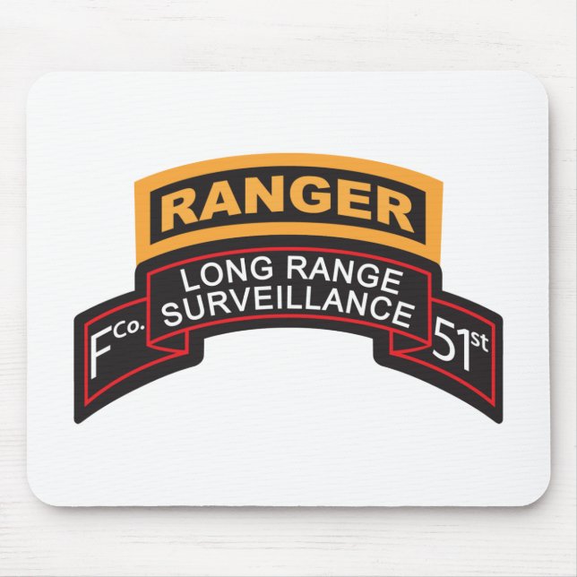 Rolle F Co 51. Infanterie-LRS, Förster-Vorsprung Mousepad (Vorne)