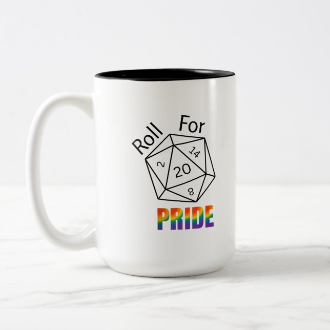 Rolle für Stolz Zweifarbige Tasse (Links)