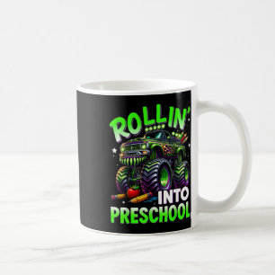 Rolle in den Vorschul-Monstertruck zurück zur Schu Kaffeetasse