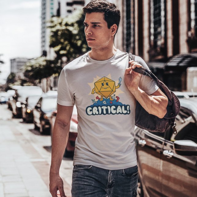 Rolle spielen Würfel Cartoon T-Shirt (Von Creator hochgeladen)