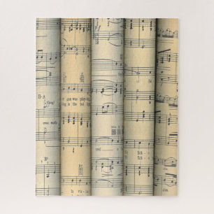 Rolled Sheet Music ~ Musical Notes ~ Party Time ~