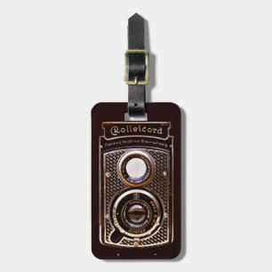 Rolleicord Art Deco Kamera Gepäckanhänger
