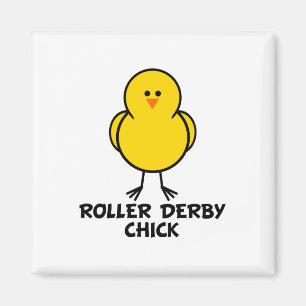 Rollen-Derby-Küken Magnet