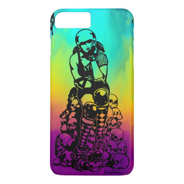 Rollen-Derby-Mädchen-Regenbogen iPhone 7/8 Case-Mate iPhone Hülle (Rückseite)