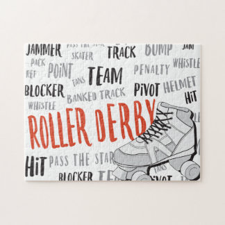 Rollen-Derby-Puzzlespiel