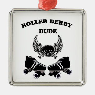 Rollen-Derby-Typ Silbernes Ornament