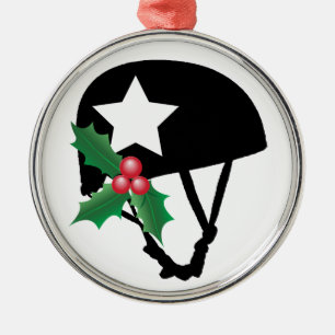 Rollen-Derby-Weihnachten, Rollen-Skaten Ornament Aus Metall