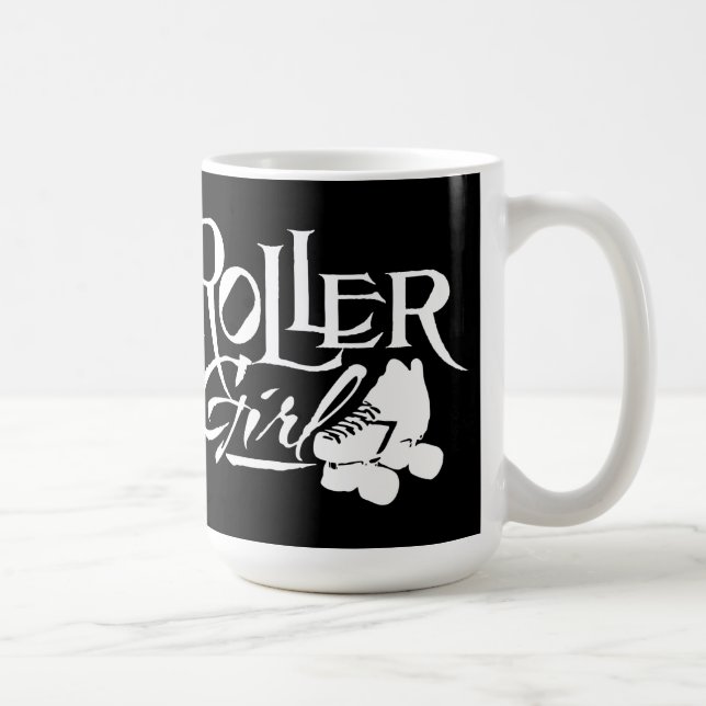 Rollen-Mädchen, Rolle Derby Tasse (Rechts)