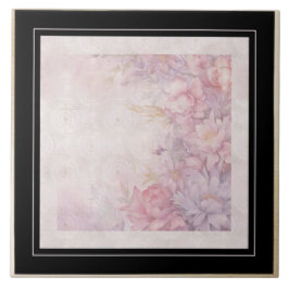 Rollen mit Rose Viktorianischer Stil Fliese