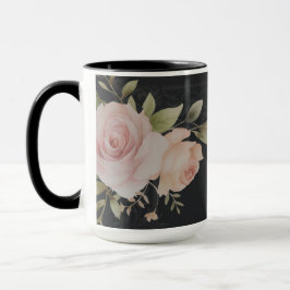 Rollen mit Rose Viktorianischer Stil Tasse