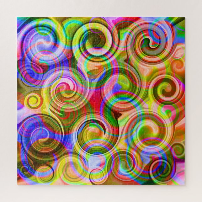 Rollen Pastel geometrisch abstrakt (Vertikal)