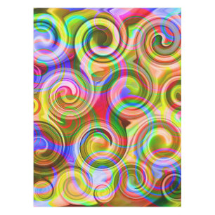 Rollen Pastel geometrisch abstrakt Tischdecke
