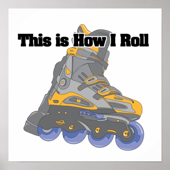 Rollen (Rollenklingen/Inline-Skate) Poster (Vorne)