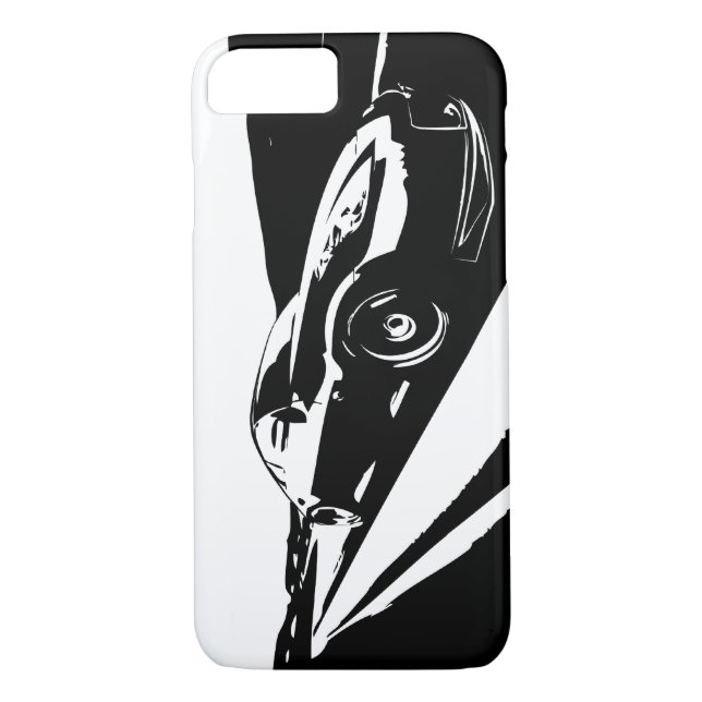 Rollen-Schuss Nissans 370Z Case-Mate iPhone Hülle (Rückseite)