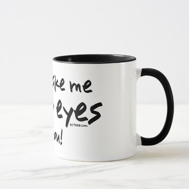 Rollen Sie meine Augen Tasse (Rechts)