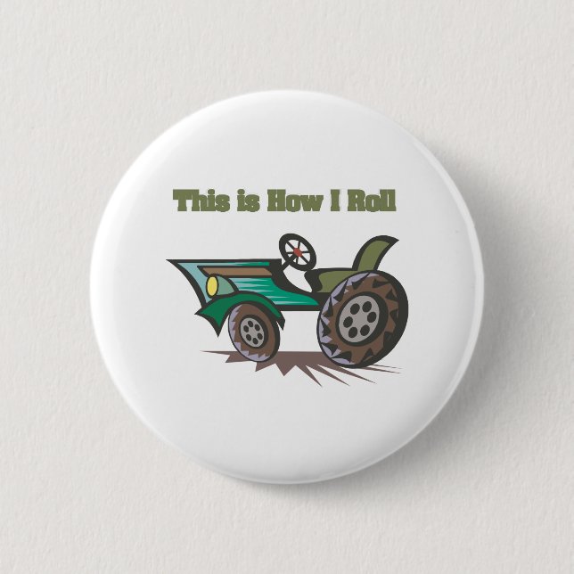Rollen (Traktor) Button (Vorderseite)