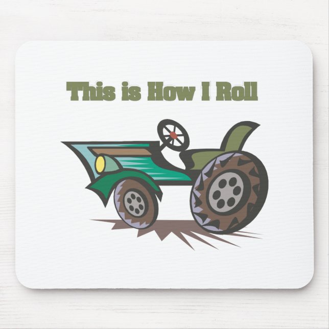 Rollen (Traktor) Mousepad (Vorne)