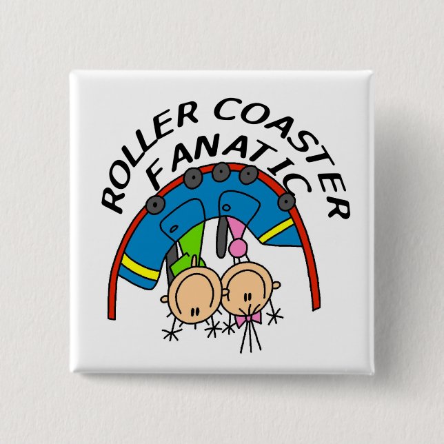 Rollen-Untersetzer-fanatische T-Shirts und Button (Vorderseite)