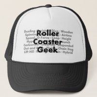 Rollen-Untersetzergeek-Fernlastfahrer-Hut