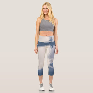 Rollende Fibonacci-Quadrate Capri Leggings