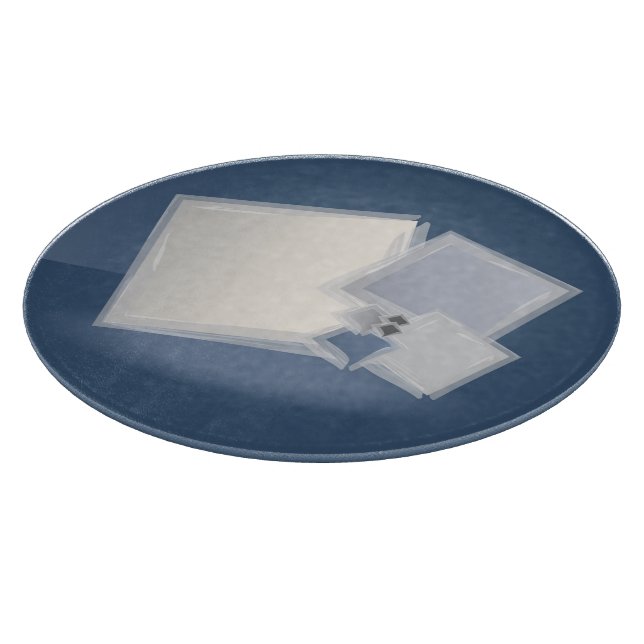 Rollende Fibonacci-Quadrate Schneidebrett (Ecke)