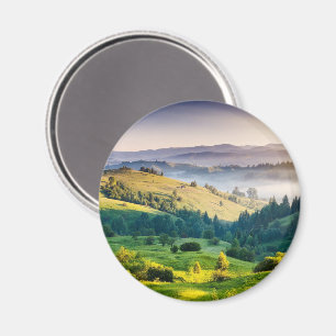Rollende Hügel - Landschaftsfoto Magnet