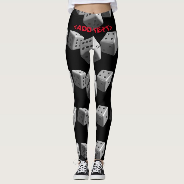 Rollende Würfel Leggings (Vorderseite)