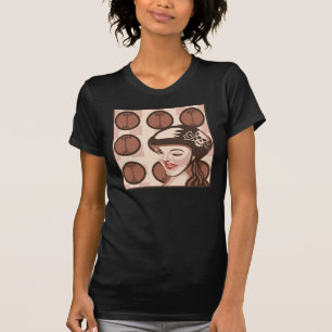 Rollenderby-Mädchen T-Shirt