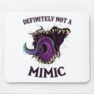 Rollenspiel-Würfelspieler definitiv kein Mimic Mousepad