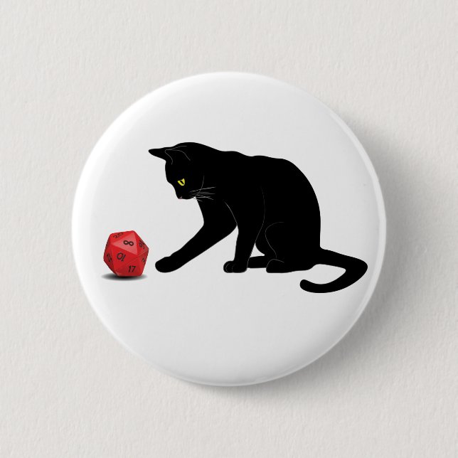 Rollenspiele Rollenspiele Rollenspiele für Katzenj Button (Vorderseite)