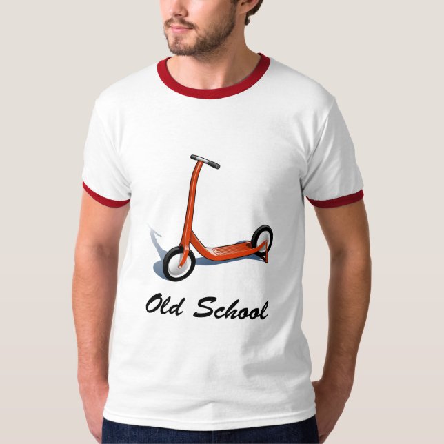 Roller - alte Schule T-Shirt (Vorderseite)