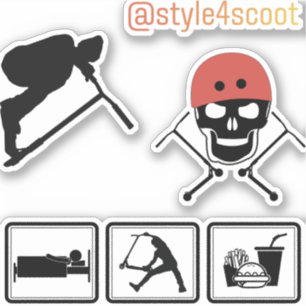 Roller-Aufkleber für Freestyle 3 Aufkleber