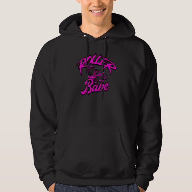 Roller Babe Skater Fun Sport 2 Hoodie (Vorderseite)