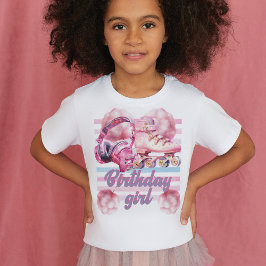 Roller Blade Birthday Girl T-Shirt