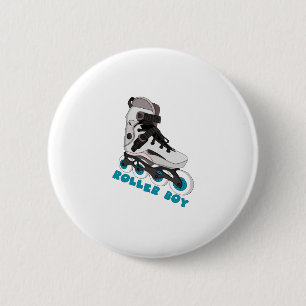 Roller Boy Button