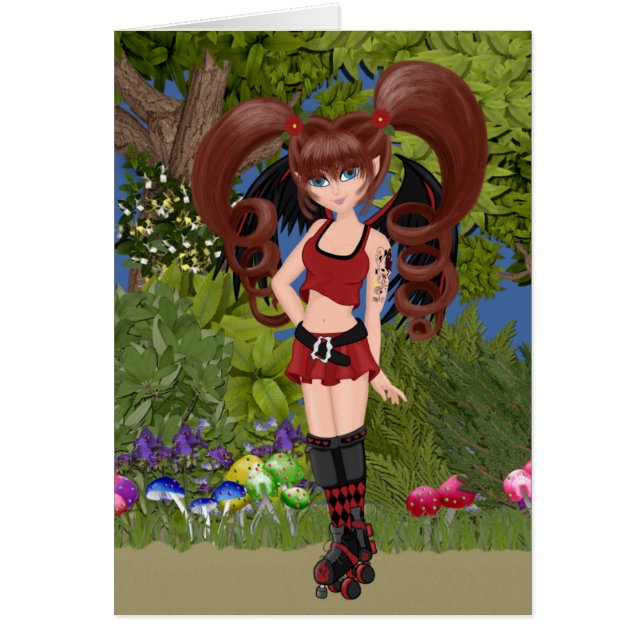 Roller Derby Anime Fairy Skaten (Vorne)