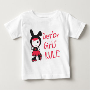Roller Derby - Derby Girls Rule Baby T-shirt
