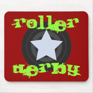 Roller Derby Jammer Mousepad