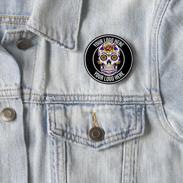 Roller Derby Kreis-Logo Button (Beispiel)