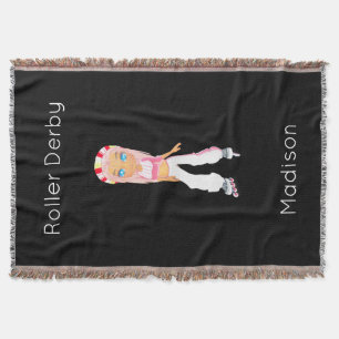 Roller Derby Personalisiert Throw Blanket Decke