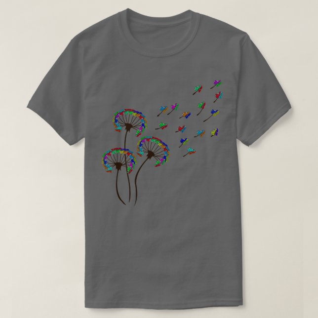 Roller Derby Shirt Dandelion Roller Derby Lover (Design vorne)