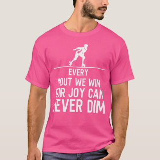 Roller Derby Silhouette Rollschuh Skate T-Shirt