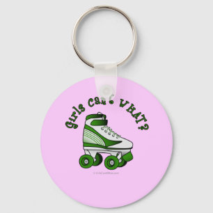Roller Derby Skate - Grün Schlüsselanhänger