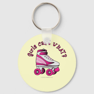 Roller Derby Skate - Rosa Schlüsselanhänger
